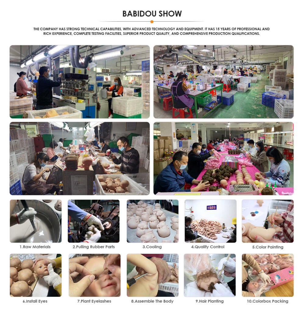 reborn doll factory production