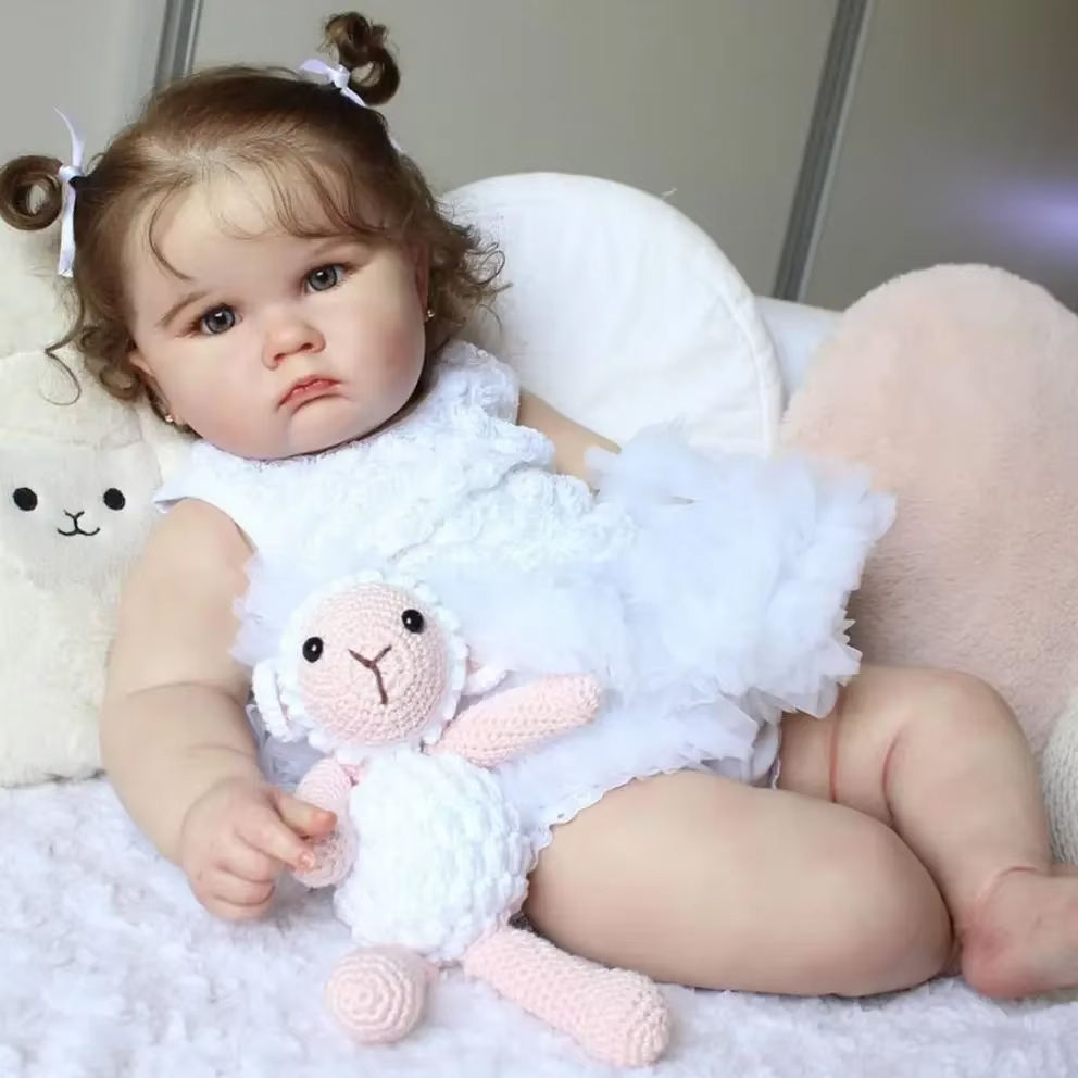 reborn toddler doll smiling